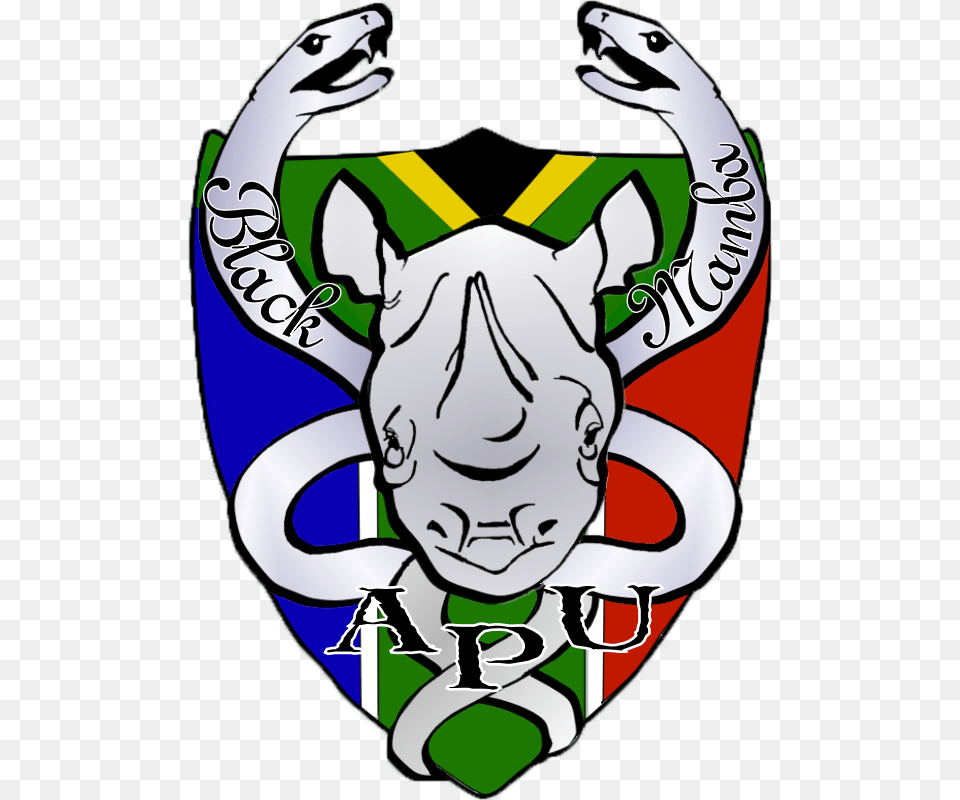 Black Mamba Anti Poaching Unit Logo, Emblem, Symbol, Face, Head Png