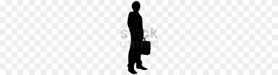 Black Man Silhouette Clipart, Lighting Free Png