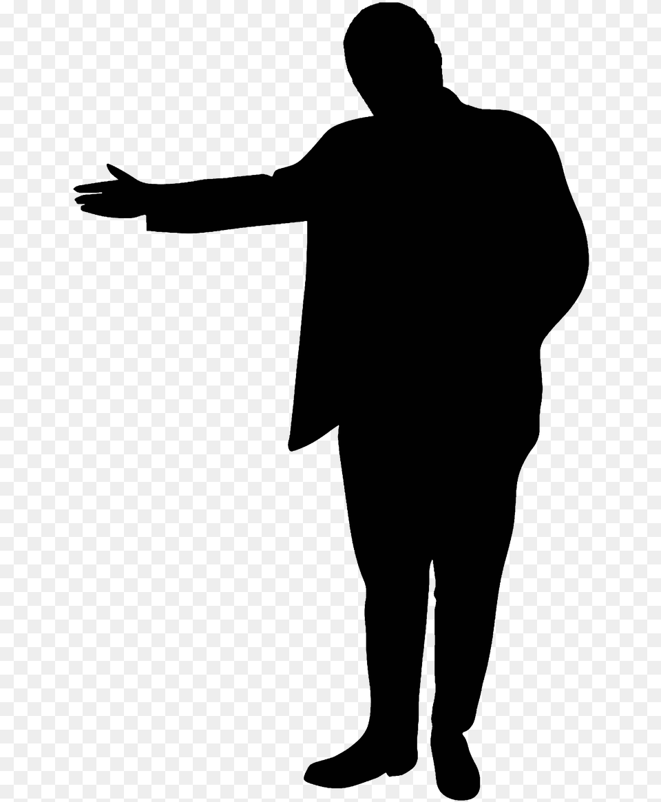 Black Man Standing Outline, Silhouette, Person, Body Part, Hand Png