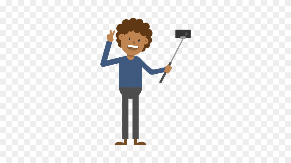 Black Man Taking A Selfie Cartoon Vector, Face, Head, Person, Photography Free Png