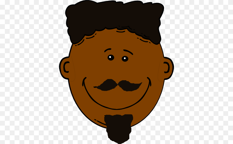 Black Man With Face Hair Clip Art, Head, Person, Baby, Mustache Png Image
