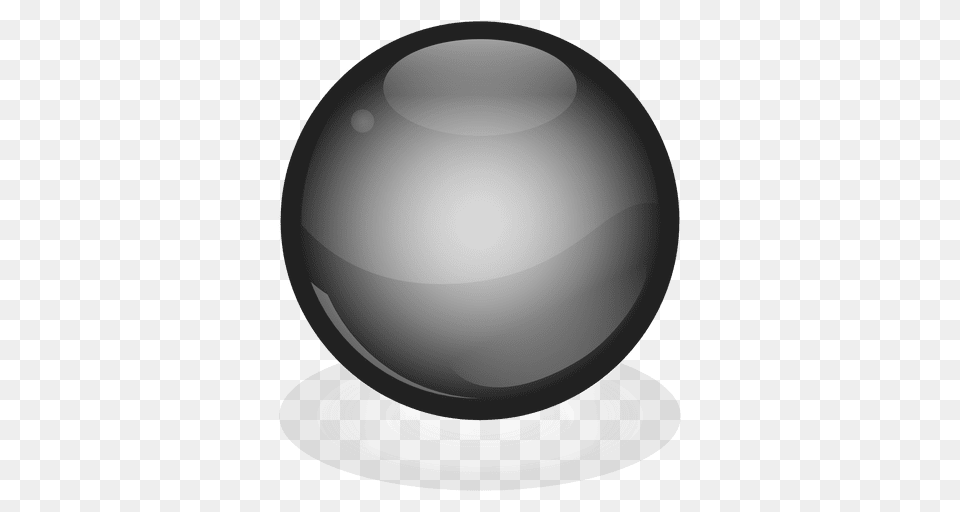 Black Marble Ball, Sphere Png Image