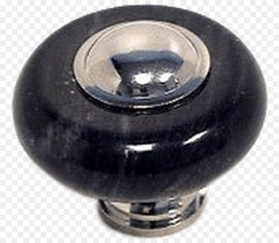 Black Marble Cabinet Knob Bead, Lighting, Electronics, Disk Free Transparent Png