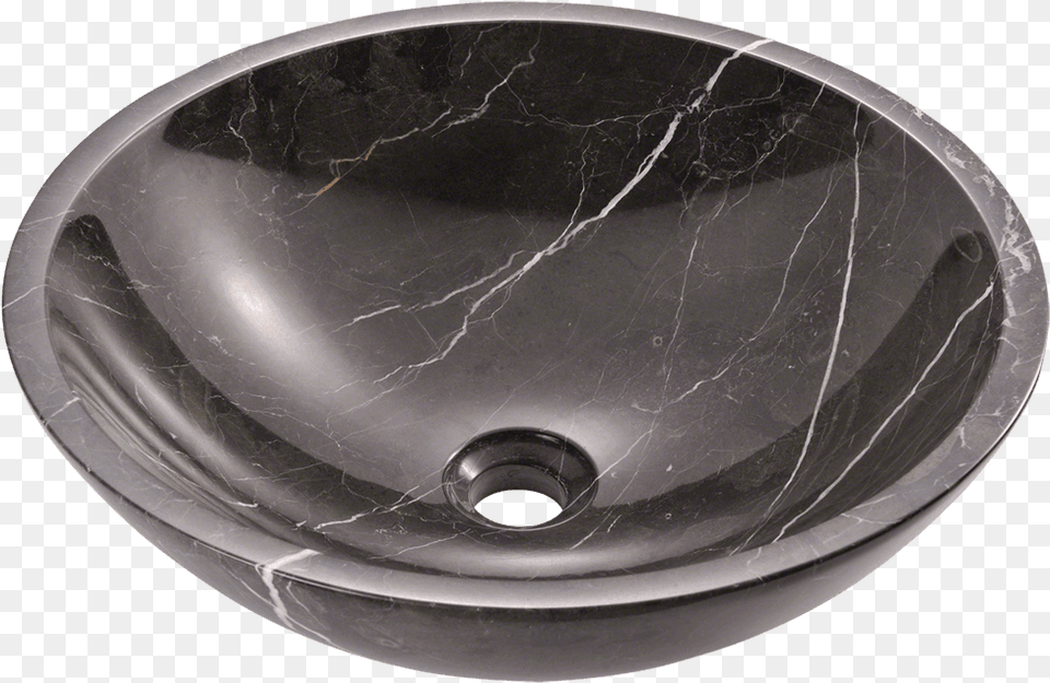 Black Marble Vessel Sinks, Basin, Sink, Sink Faucet Free Transparent Png