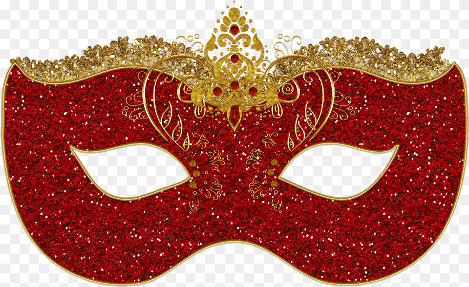 Black Masquerade Mask, Carnival, Crowd, Person Png Image