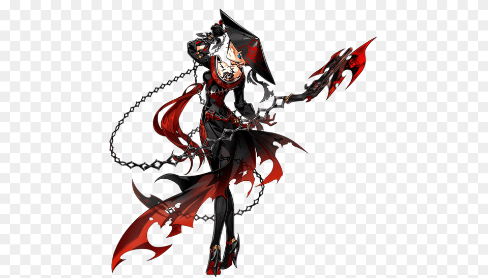 Black Massacre Elwiki Rose Elsword Free Transparent Png