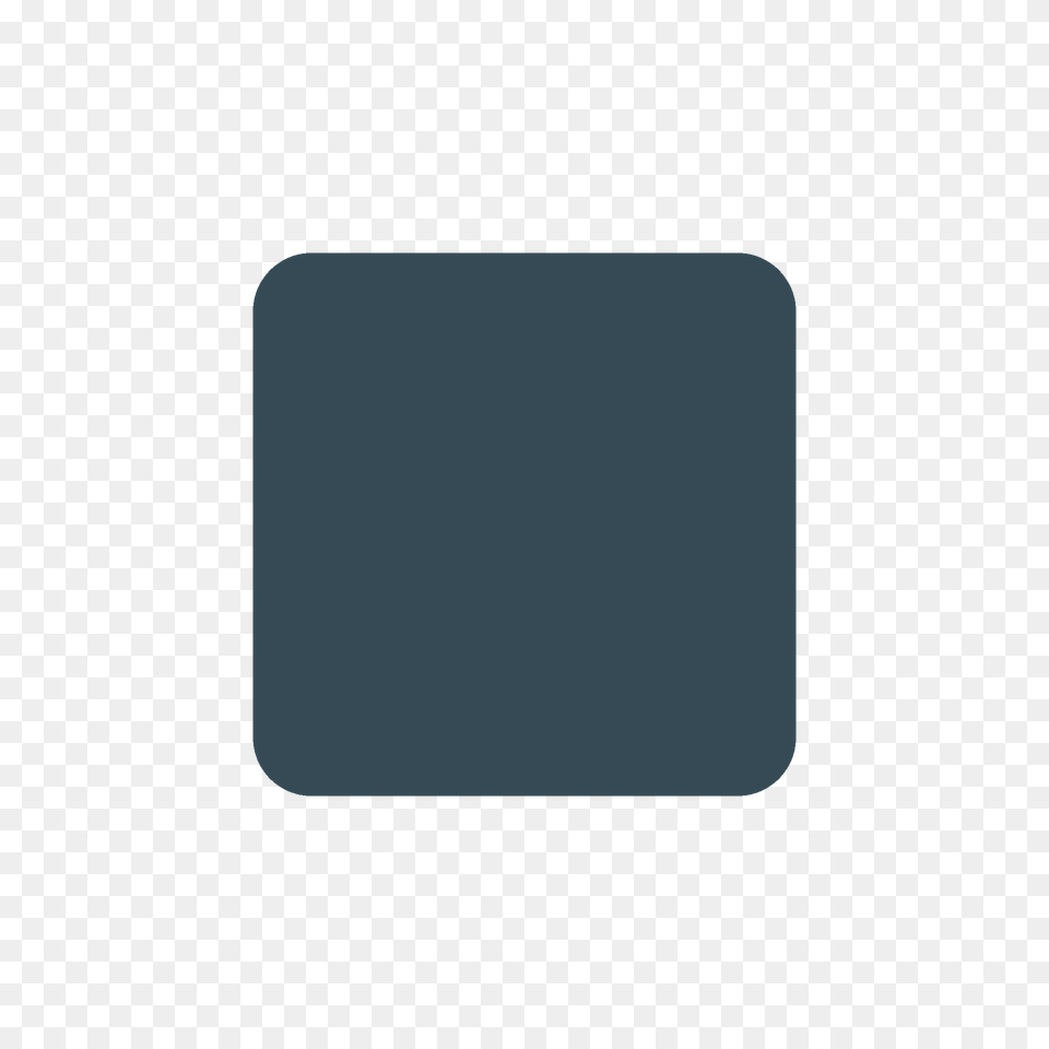Black Medium Small Square Emoji Clipart Free Png