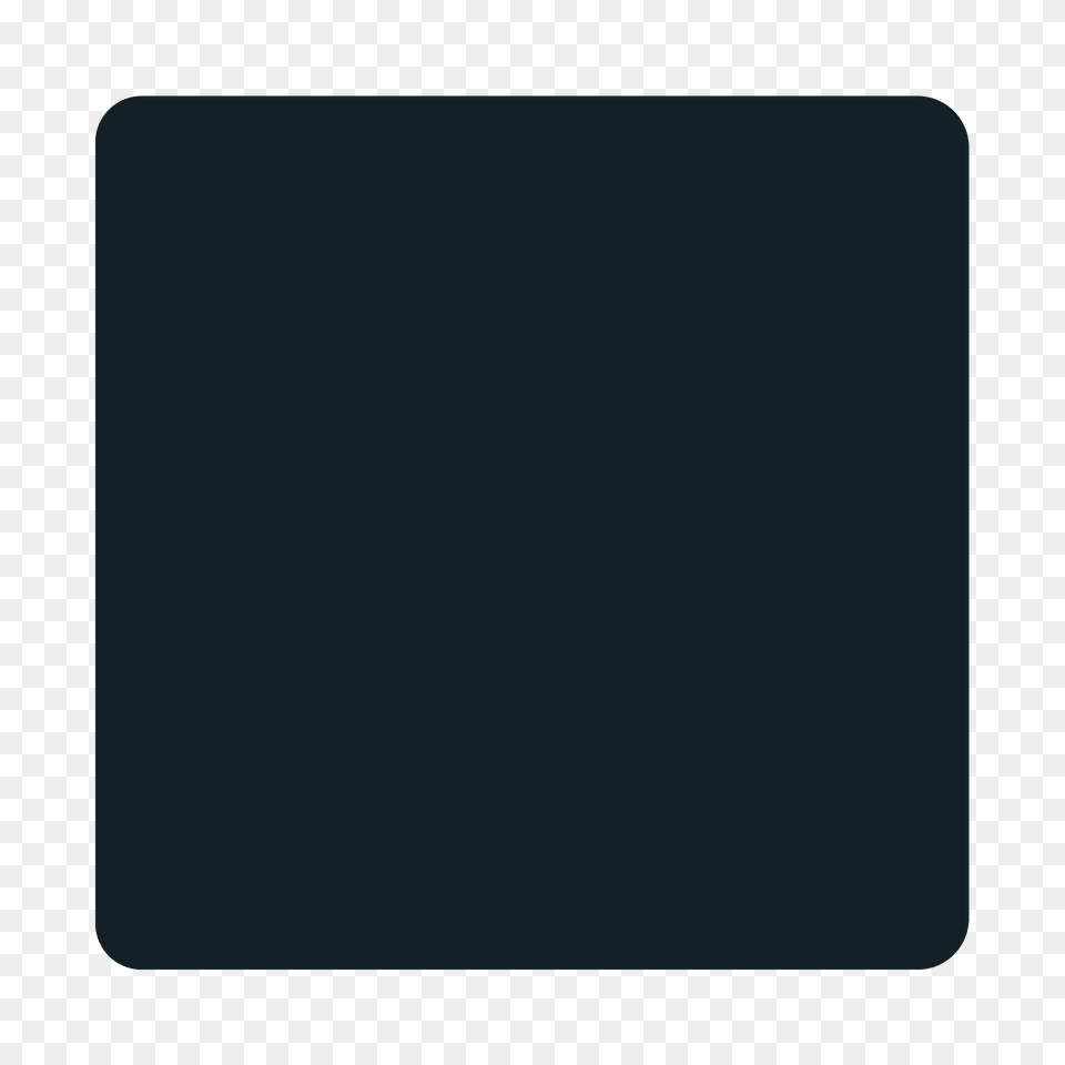 Black Medium Square Emoji Clipart, Blackboard, Home Decor Free Png