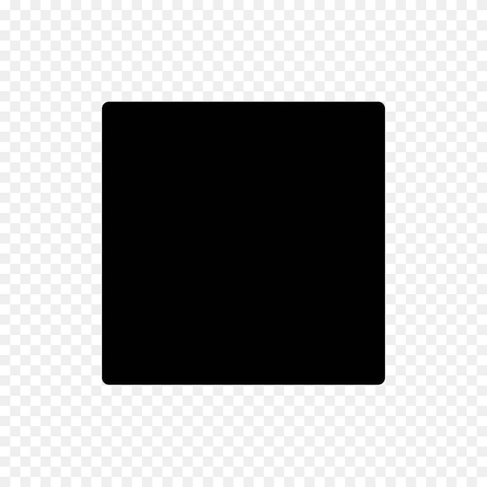 Black Medium Square Emoji Clipart, Electronics, Screen, Blackboard, Computer Hardware Png Image