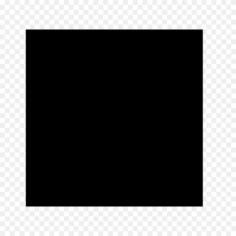 Black Medium Square Emoji Clipart, Electronics, Screen, Blackboard, Gray Png