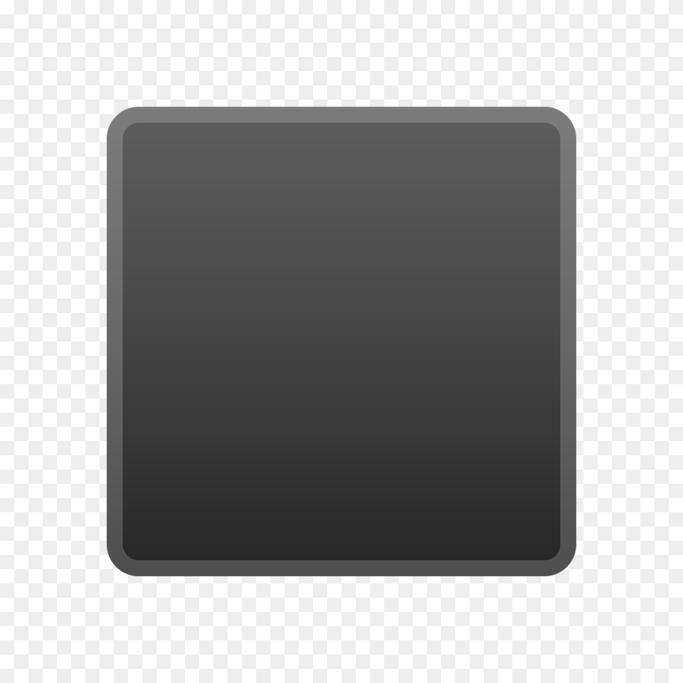 Black Medium Square Emoji Clipart, White Board Png