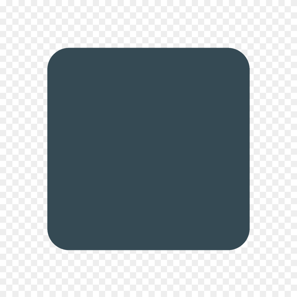 Black Medium Square Emoji Clipart, Home Decor Png
