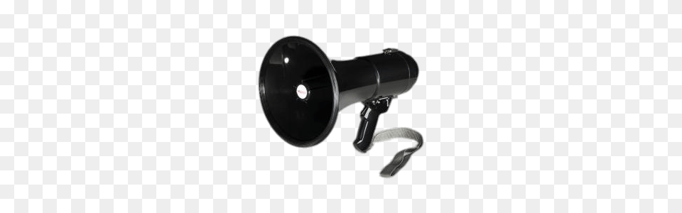 Black Megaphone, Appliance, Blow Dryer, Device, Electrical Device Png