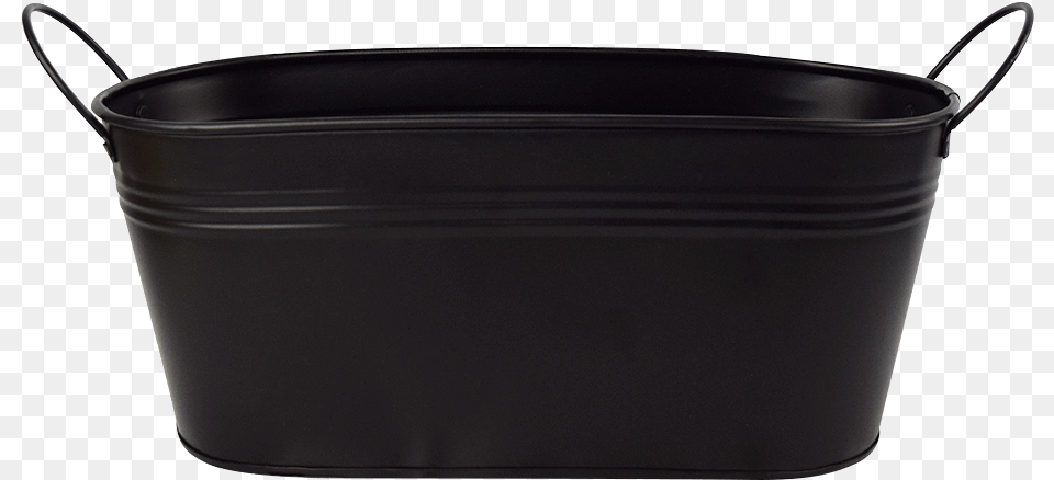 Black Metal Bucketclass Bread Pan, Bucket, Accessories, Bag, Handbag Png Image