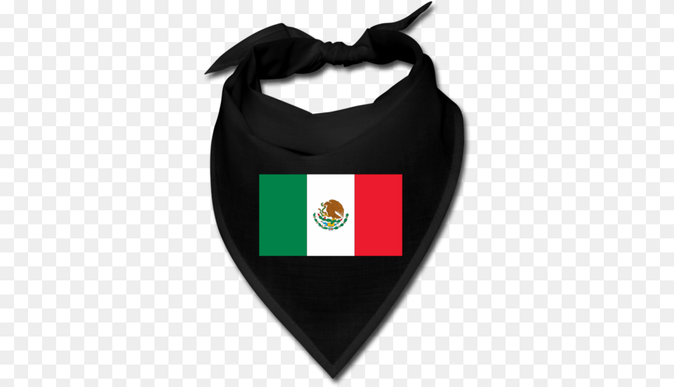 Black Mexico Flag Bandana Oni Bandana Mask, Logo Png Image