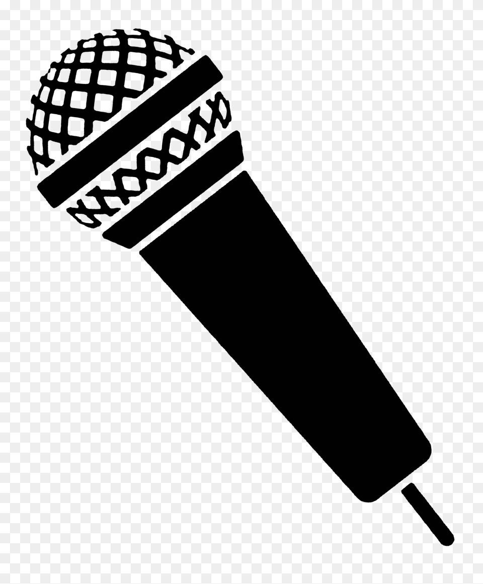 Black Microphone Clipart, Electrical Device, Dynamite, Weapon Png Image