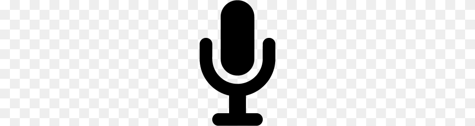 Black Microphone Icon, Gray Free Png Download