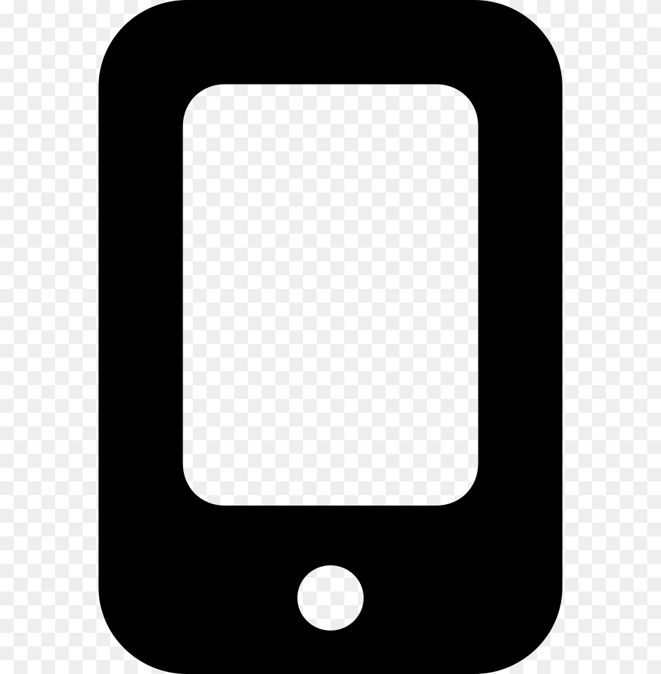 Black Mobile Phone Symbol Icon Download Free Transparent Png