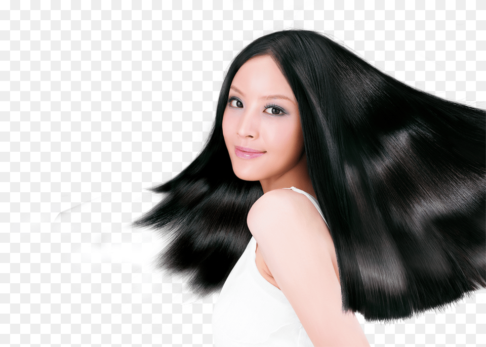 Black Model Long Hair Shampoo Girl, Adult, Person, Woman, Female Free Png Download