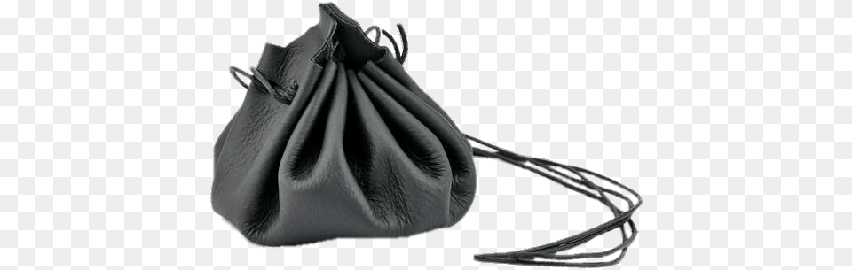 Black Money Pouch Black Drawstring Transparent Background, Accessories, Bag, Handbag, Purse Free Png Download