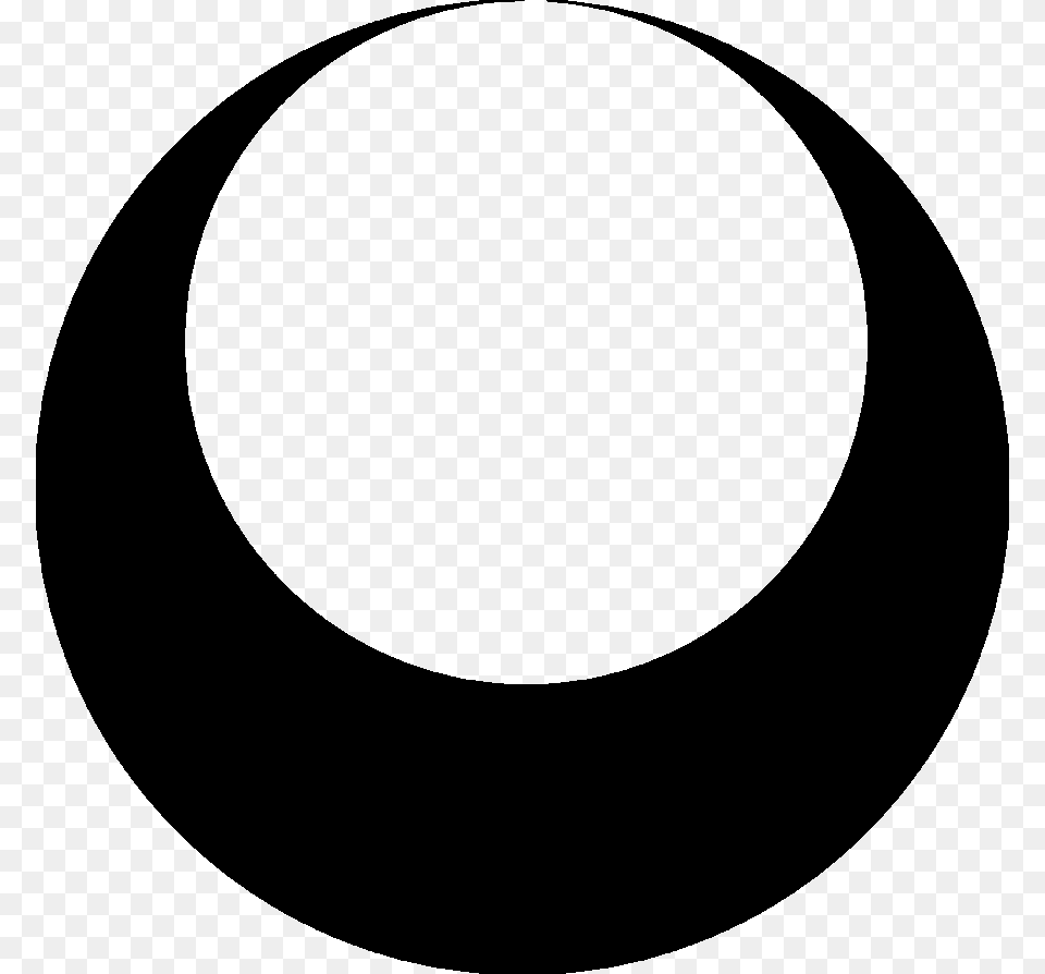 Black Moon And Image Circle, Lighting Free Png Download