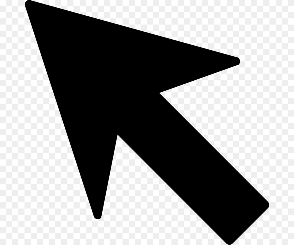 Black Mouse Cursor, Symbol, Triangle, Star Symbol Free Png