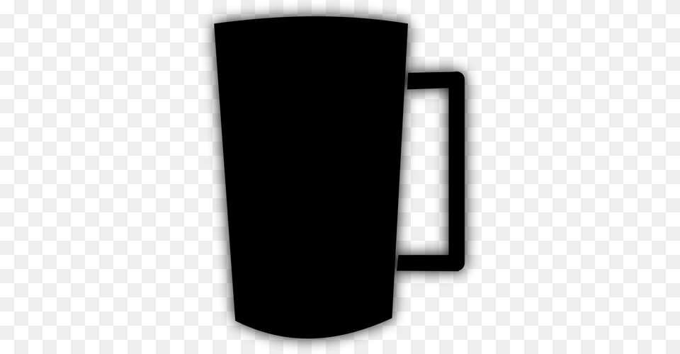 Black Mug With Square Handle Vector Image Black Coffee Mug Mug White Tea Mug Mug Vector, Gray Free Transparent Png