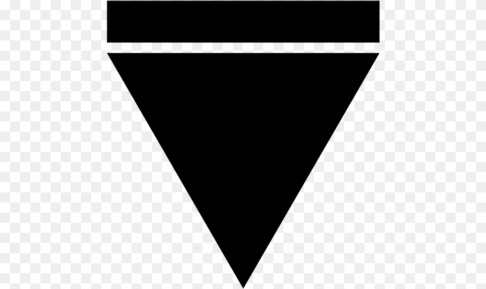 Black Nazi Triangle, Gray Free Png Download
