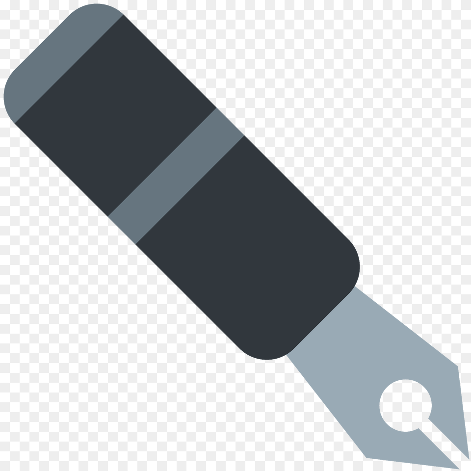 Black Nib Emoji Clipart Png