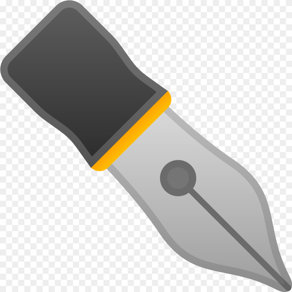 Black Nib Icon Pen Nib Icon, Fountain Pen, Smoke Pipe Png Image