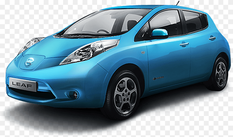 Black Nissan Leaf Transparent, Car, Transportation, Vehicle, Machine Free Png