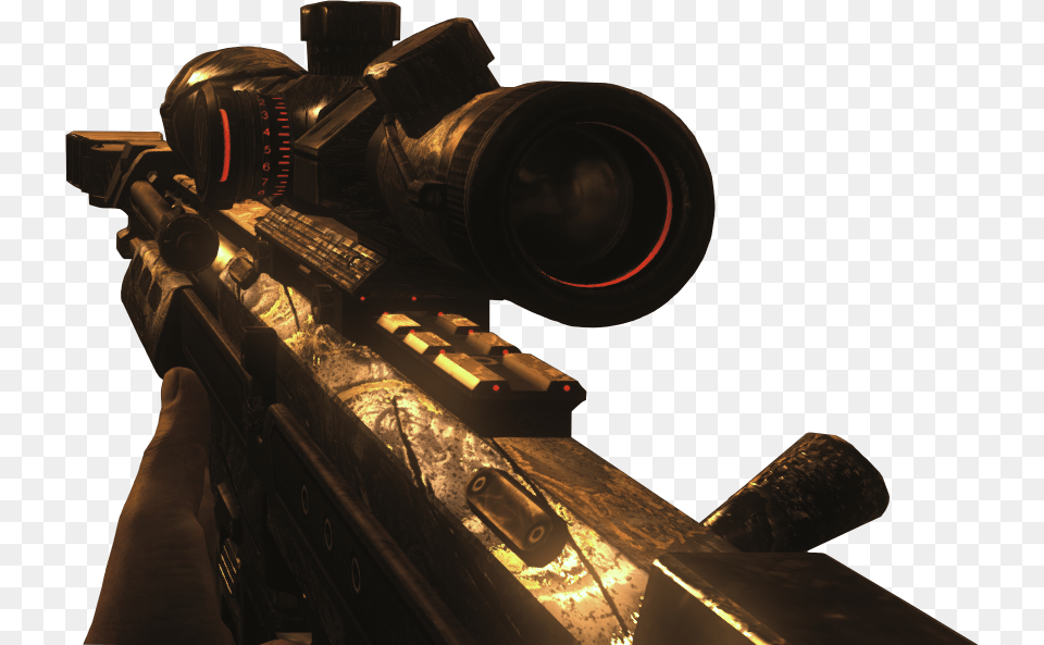 Black Ops 2 Sniper Dsr 50 Black Ops, Firearm, Gun, Rifle, Weapon Free Png Download