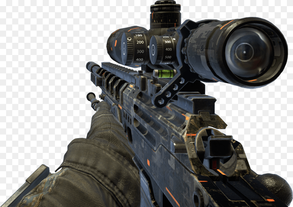Black Ops 2 Sniper For Kids Bo2 Ghost Camo Ballista, Weapon, Firearm, Gun, Rifle Free Png