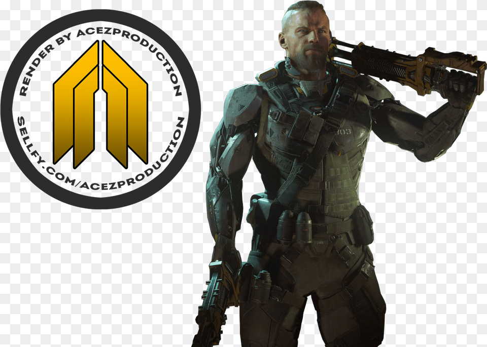 Black Ops 3 Character Call Of Duty, Adult, Male, Man, Person Free Png Download