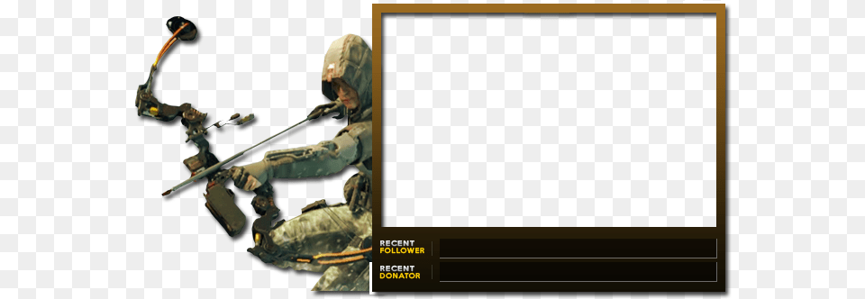 Black Ops 3 Outrider Clip Art Library Webcam Overlay Black Ops, Weapon, Archer, Archery, Bow Free Png Download