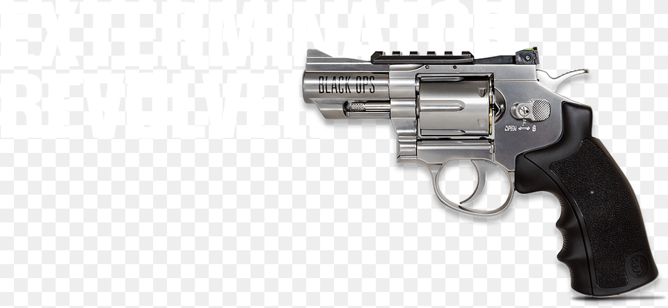 Black Ops Exterminator Black Ops Revolver Airsoft, Firearm, Gun, Handgun, Weapon Free Png Download