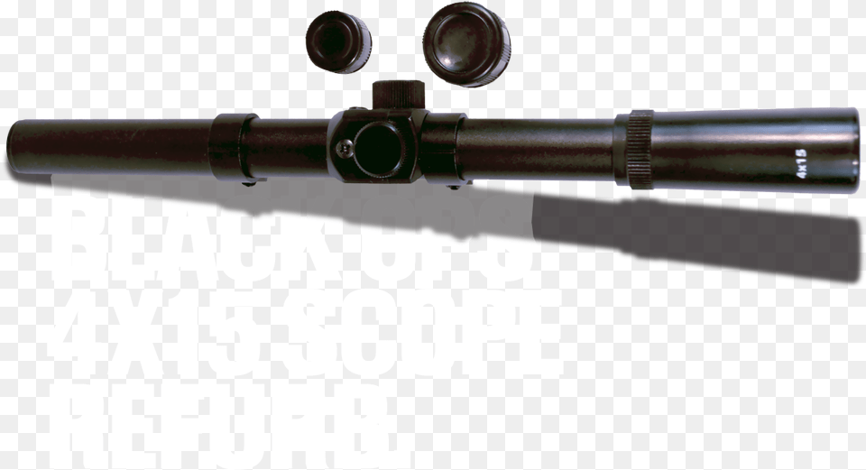 Black Ops Scope Sniper Rifle, Firearm, Gun, Weapon, Lamp Png