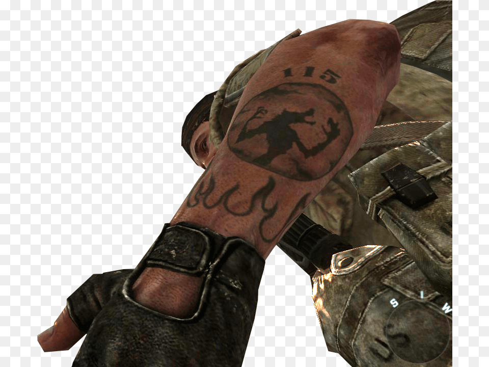 Black Ops Woods Tattoo, Person, Skin, Adult, Male Free Transparent Png