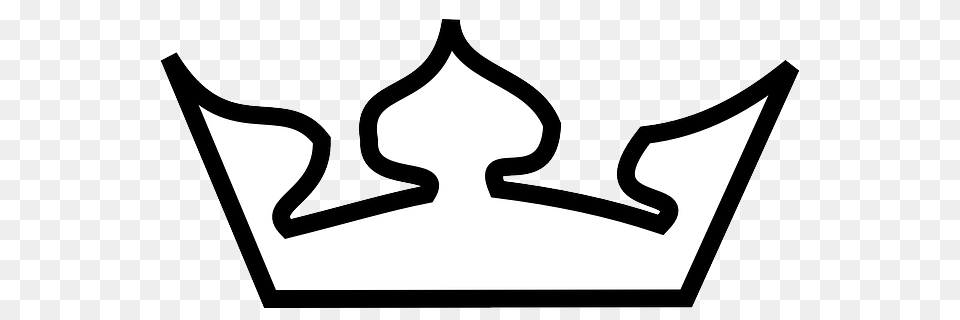 Black Outline King White Cartoon Crown Royal Clipart Idea, Accessories, Jewelry, Stencil Png Image