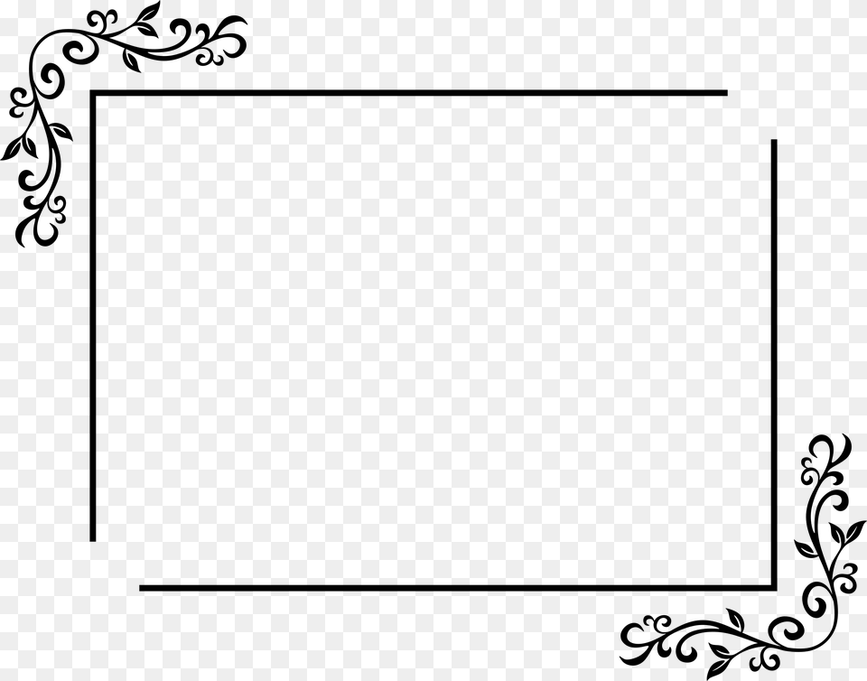 Black Outline Rectangle Rectangle Shape, Gray Free Png