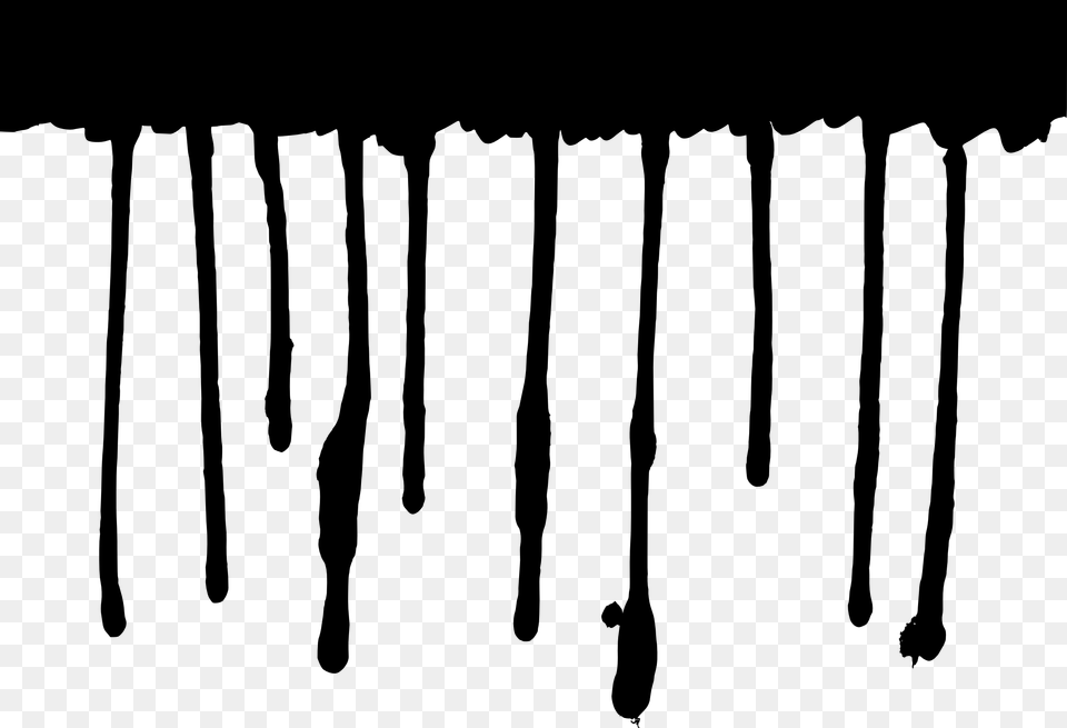 Black Paint Drip, Cutlery, Text, Fork, Handwriting Png Image