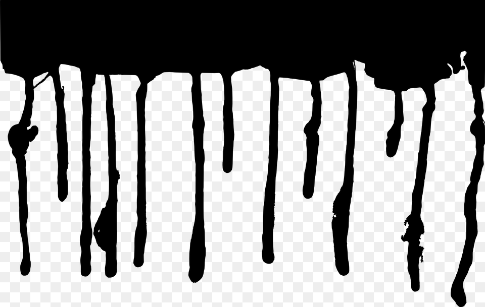 Black Paint Drip, Silhouette, Stain, Stencil, Person Png