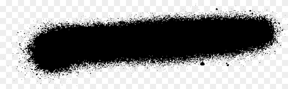 Black Paint Drips Spray Paint Stroke, Gray Free Transparent Png