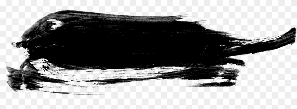 Black Paint Smear Transparent, Gray Png