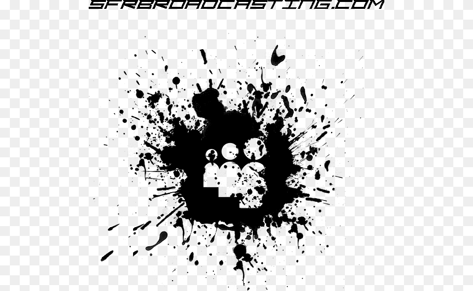 Black Paint Splatter, Lighting, White Board Png