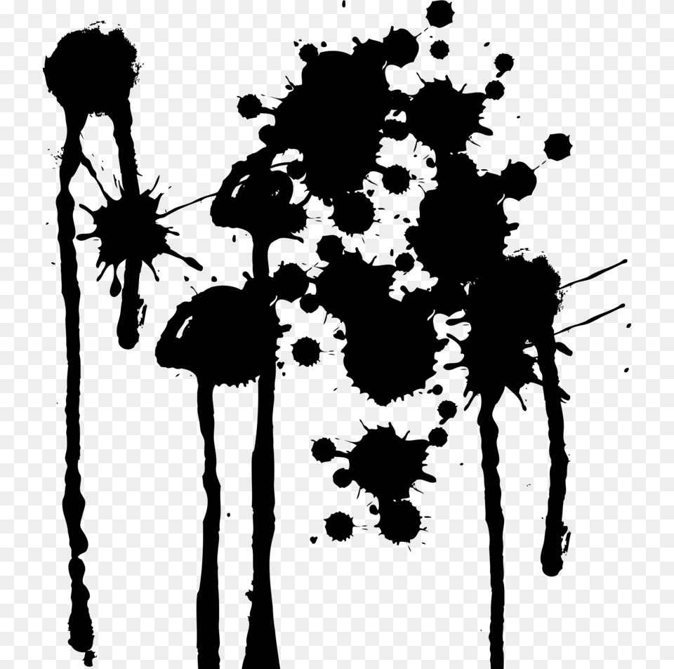 Black Paint Splatter Transparent Transparent Black Paint Splatter Transparent, Art, Clothing, Coat Free Png Download