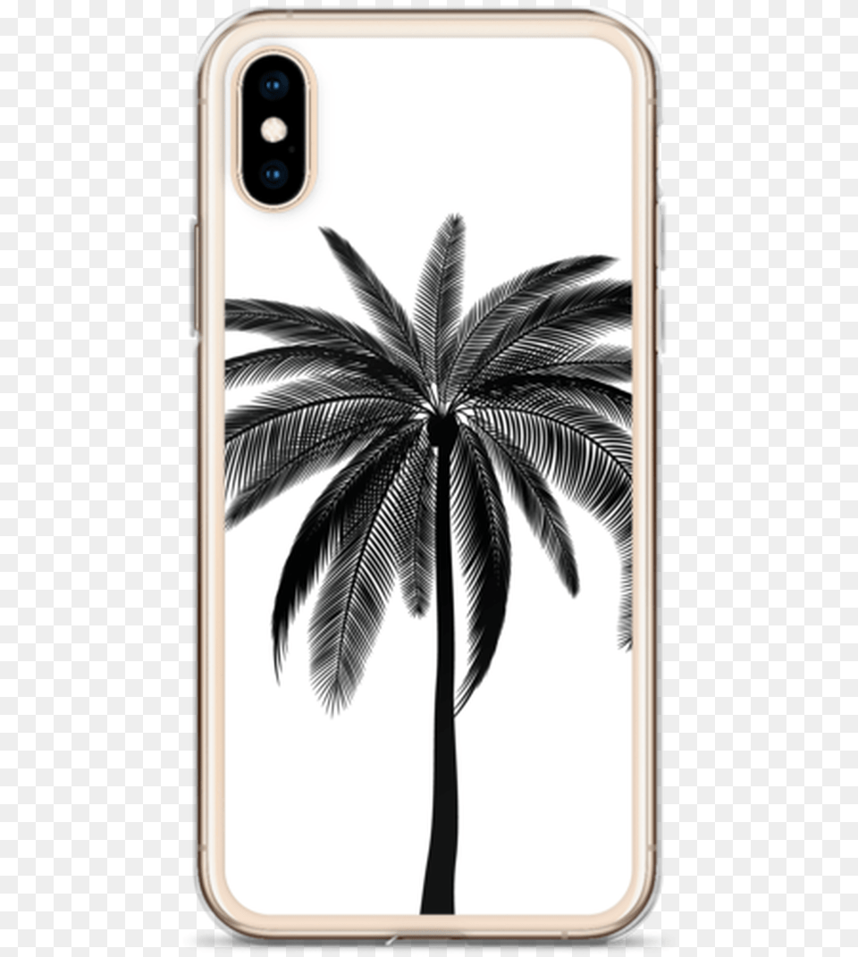 Black Palm Tree Iphone Case For All Iphone Models Including Iphone, Electronics, Mobile Phone, Palm Tree, Phone Free Png