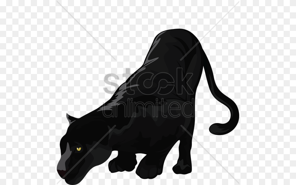 Black Panther Clipart Black Panther Black Cat Illustration, Silhouette, Animal, Mammal, Pet Free Transparent Png
