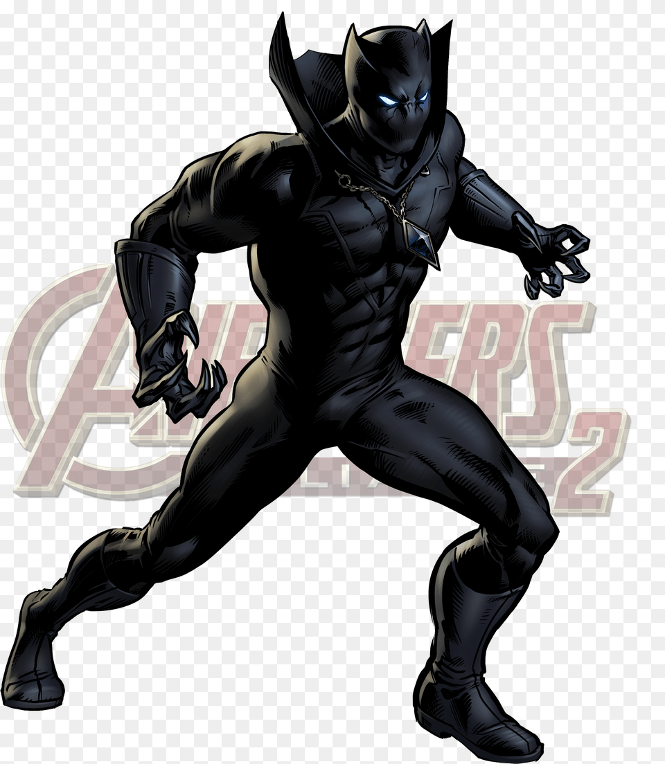 Black Panther Clipart Marvel, Adult, Person, Male, Man Png Image