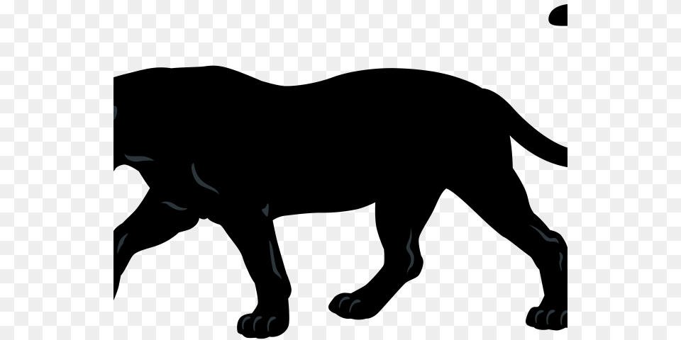 Black Panther Clipart Scared, Silhouette, Lighting Png